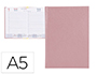 AGENDA ENCUADERNADA LIDERPAPEL CORFU 15X21 CM 2024 DIA PAGINA COLOR NUDE PAPEL 60 GR