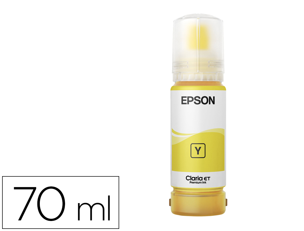 TINTA EPSON T114 ECO TANK ET-8500 / 8550 AMARILLO BOTELLA 70 ML