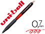 BOLIGRAFO UNI-BALL JETSTREAM RETRACTIL SXN-101 0,7 MM ROJO