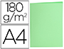 SUBCARPETA LIDERPAPEL A4 VERDE PASTEL 180G/M2