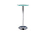 MESA DE CENTRO ROCADA MEETING 3008AP05 ESTRUCTURA CROMADA TABLERO CRISTAL TEMPLADO ALTURA 100 CM DIAMETRO 50 CM