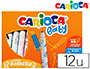 ROTULADOR CARIOCA BABY 2 AOS CAJA 12 COLORES SURTIDOS