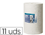 PAPEL SECAMANOS TORK SECADO EXTRA ANCHO 215 MM LARGO 74,9 MT 2 CAPAS PARA DISPENSADOR M1 PAQUETE DE 11 UNIDADES