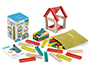 JUEGO DIDACTICO MINILAND CONSTRUCCION ECO BEAMS BUILDING 32 PIEZAS