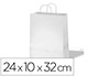 BOLSA KRAFT BASIKA CELULOSA BLANCO 90 GR ASA RETORCIDA TAMAO 
