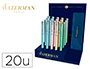 BOLIGRAFO WATERMAN ALLURE PASTEL EXPOSITOR DE 20 UNIDADES 4 COLORES PASTEL SURTIDOS