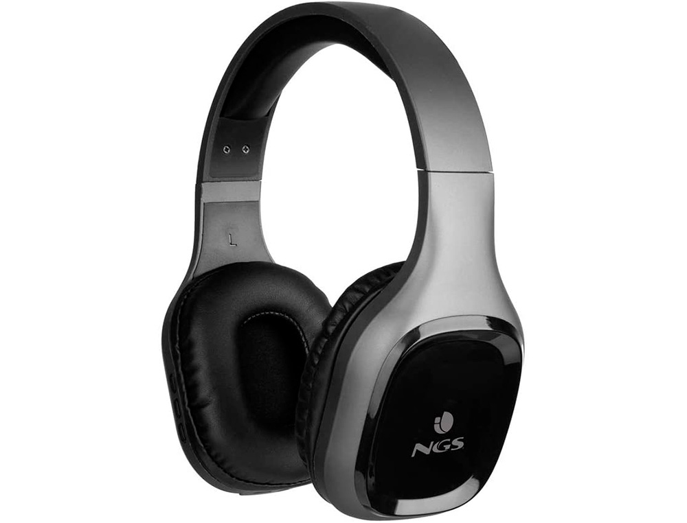 AURICULAR NGS ARTICA SLOTH BLUETOOTH 5.0 CON MICROFONO DIADEMA AJUSTABLE BATERIA 10 HORAS COLOR GRIS