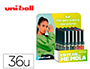 ROTULADOR UNI-BALL ROLLER UB-157 TINTA LIQUIDA 0,7 MM EXPOSITOR DE 36 UNIDADES COLORES SURTIDOS