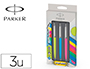 BOLIGRAFO PARKER JOTTER ORIGINALS POP ART EDICION ESPECIAL PACK TRIO PROMOCIONAL HOT PINK/AZUL