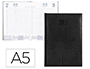 AGENDA ENCUADERNADA LIDERPAPEL CRETA 15X21 CM 2023 DIA PAGINA COLOR NEGRO PAPEL 70 GR