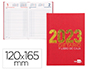 DIETARIO LIDERPAPEL 12X16,5 CM 2023 OCTAVO PAPEL 70 GR COLOR ROJO