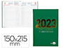 DIETARIO LIDERPAPEL 15X21,5 CM 2023 CUARTO PAPEL 70 GR COLOR VERDE