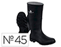 BOTAS DELTAPLUS DE SEGURIDAD STONE PVC NEGRO SUELA DE TACOS TALLA 45