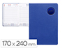 AGENDA ENCUADERNADA LIDERPAPEL KILKIS 15X21 CM 2024 DIA PAGINA COLOR AZUL PAPEL 70 GR
