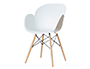 SILLA PAPERFLOW KIWOOD PIE HAYA ASIENTO BLANCO LOTE DE 2 UNIDADES