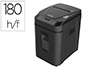 DESTRUCTORA DE DOCUMENTOS Q-CONNECT CAPACIDAD CORTE 180 H AUTO / 10 H MANUAL DESTRUYE GRAPAS CLIPS Y TARJETAS