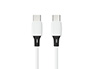 CABLE USB-C A USB-C Q-CONNECT PVC LONGITUD 1M BLANCO