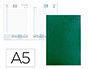 AGENDA ENCUADERNADA LIDERPAPEL CORFU 150X210 MM 2026 DIA PAGINA VERDE PAPEL 60 GR FSC