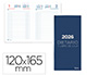 DIETARIO LIDERPAPEL 2026 OCTAVO 120X165 MM DIA PAGINA COLOR AZUL PAPEL 70 GR FSC