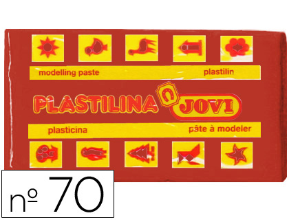 PLASTILINA JOVI 70 MARRON UNIDAD TAMAO PEQUEO