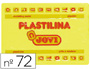 PLASTILINA JOVI 72 AMARILLO CLARO UNIDAD TAMAO GRANDE