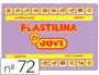 PLASTILINA JOVI 72 LILA UNIDAD TAMAO GRANDE