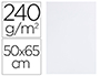 CARTULINA LIDERPAPEL 50X65 CM 240G/M2 BLANCO