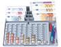 BANDEJA PORTAMONEDAS Q-CONNECT PLASTICO CON BANDEJA METALICA PARA BILLETES COLOR GRIS 340X275X60 MM