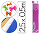 PAPEL CRESPON LIDERPAPEL 50 CM X 2.5M METALIZADO ROSA