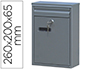 BUZON Q-CONNECT PARA CORRESPONDENCIA METALICO 260X200X65 MM