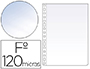 FUNDA MULTITALADRO ESSELTE FOLIO POLIPROPILENO 120 MC CRISTAL CAJA DE 100 UNIDADES