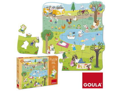 PUZLE GOULA XXL UN DIA EN EL CAMPO 16 PIEZAS