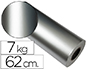 PAPEL DE REGALO VERJURADO STAR PLATA BOBINA 62 CM 7 KG