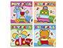 CUADERNO PARA COLOREAR PINTA FACIL CON ADHESIVOS 72 PAGINAS 210X210 MM