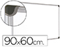PIZARRA BLANCA BI-OFFICE MAGNETICA MAYA W CERAMICA VITRIFICADA MARCO DE ALUMINIO 90 X 60 CM CON BANDEJA PARA